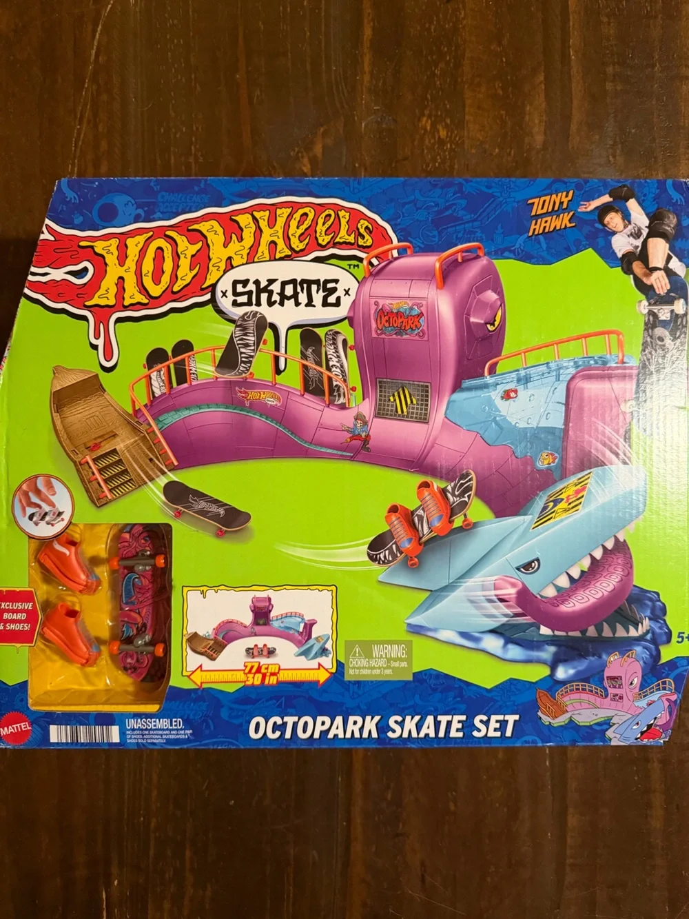 Tony Hawk Hot Wheels Octopark Skate Set - Pink 30”